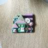 Vintage Lucinda House Pins, Daisy Flowers Love Happiness 61318