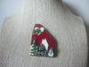 Vintage Brooch Pin, LUCINDA House Pins, Glitter, Christmas Snowman, Angel, Pins By Lucinda 021321
