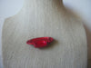 Vintage Jewelry, Red  Hat, Enameled Rhinestone Elements Brooch Pin 51018