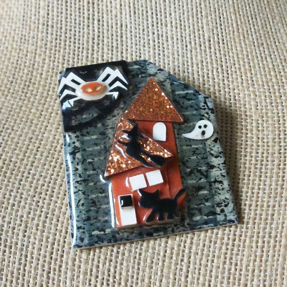 Hard To Find Lucinda House Pins, Ghost Bat Spider Halloween 021321