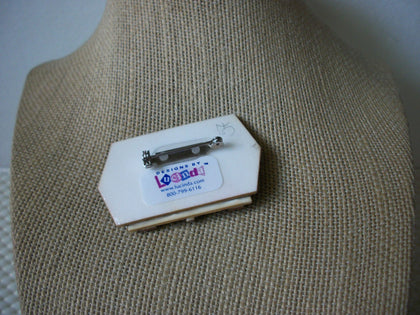 Vintage Brooch Pin Lucinda House Pins, Christmas Festive Tree  Star Wreath Glitter 61318