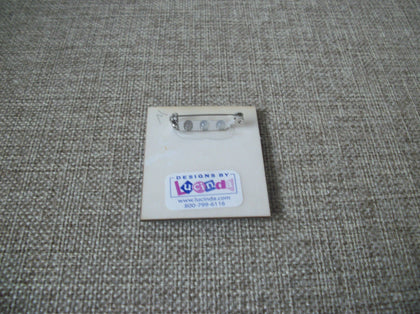 Vintage Lucinda Pin Christmas Peace Bethlehem Stars Nativity Scene