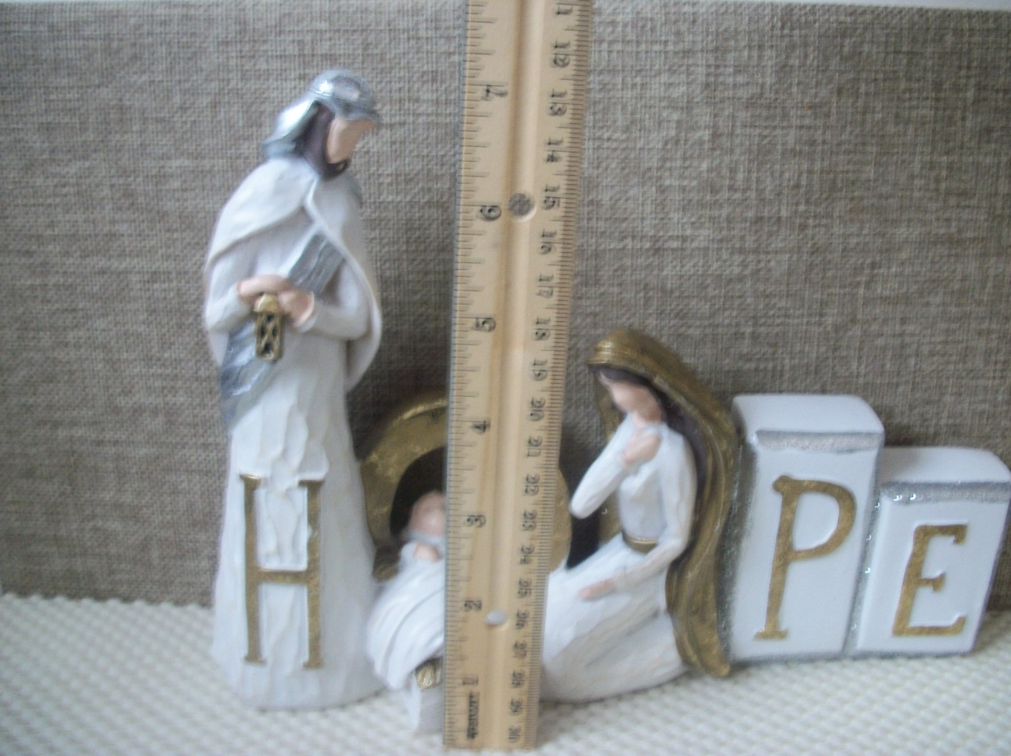 Vintage Hand Painted Nativity Scene C200