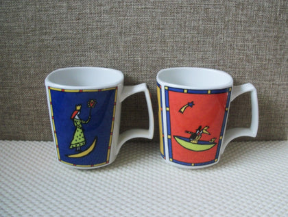 Vintage 2 pcs Rosenthal Studio Line Love Story Mug Rosenthal C200 Gift For Her Wife
