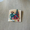 RARE Lucinda House Pins, Highly Detailed Christmas Festive Wreath Snow Shovel Sled 61318