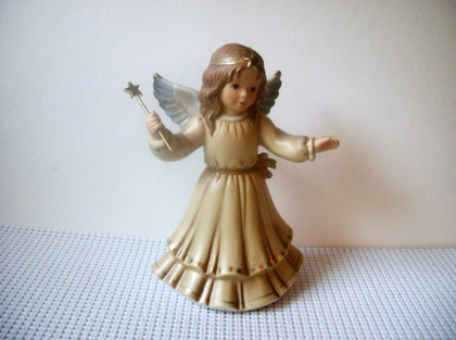 Goebel Hummel Best Wishes Angel Star Wand Figurine Vintage 1950s 41-089 No Box 