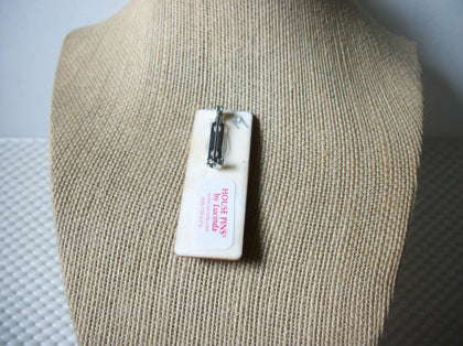 Vintage Brooch Pin Lucinda House Pins, Sweet Pink Valentine Hearts Love 61318