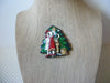 Rare Hard To Find Lucinda Woman Pins, Peace Christmas Three Ladies Presents Glitter 61318
