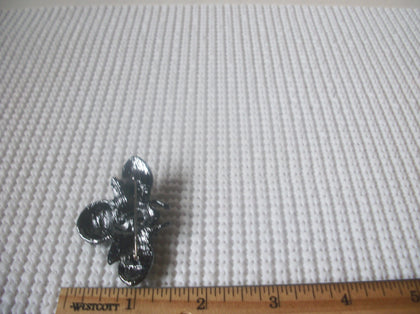 Vintage Brooch Pin Exquisite Bumble Bee Sparkling Blue Green Rhinestones, Silver Tone, 023021