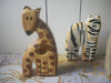 Hand Painted Picture Holders, For Baby Hand Painted Animals Made From Wood, 91617