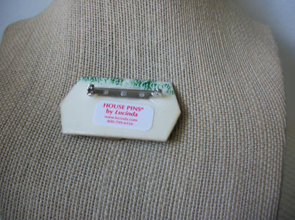 Hard To Find Lucinda House Pins, Festive Glitter Stars Christmas Night 61318