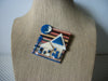 RARE Highly Detailed Lucinda Pins,Dreamy Night Cat Bird House Sleepy Time Moon 61318