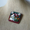 Highly Detailed Lucinda Christmas House Pins, Poinsettia Tree Wreath Glitter 61318