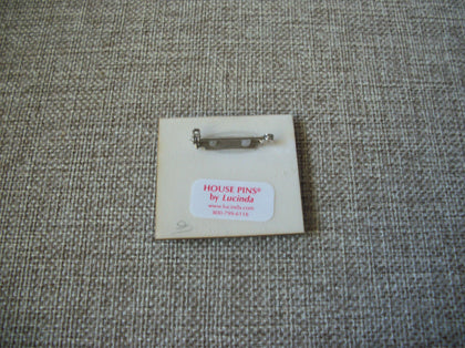 RARE Lucinda House Pins Black White Polka Dots Dragonfly Cat Dog Tulips Heart 42617