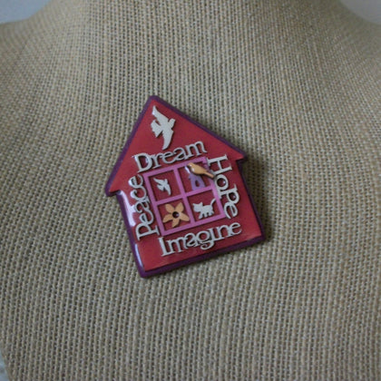 Very Detailed Lucinda Pins, Dream Hope Imagine Peace 021321