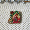 RARE Highly Detailed Lucinda House Pins Christmas Star Glitter Tree Little Bird Wreath 61318