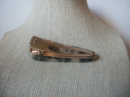 Kylie Ash blonde Tortoise, Acetate Hair Barrette Clip 60218