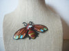 Larger Retro Jewelry Colorful Fly Insect, Enameled Black Tone, Brooch Pin 022621