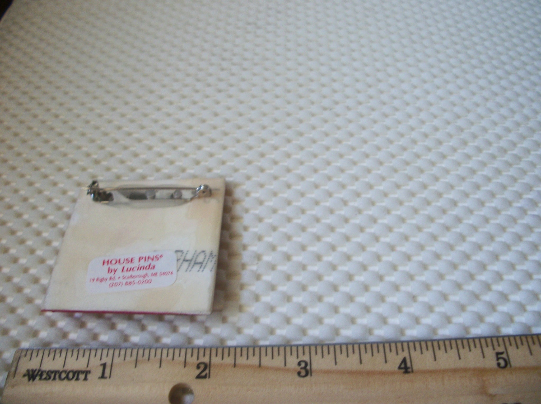 Vintage Lucinda House Pins, Rest Lawn Chairs Party Cloud Canopy Vacation Heart Love 61318