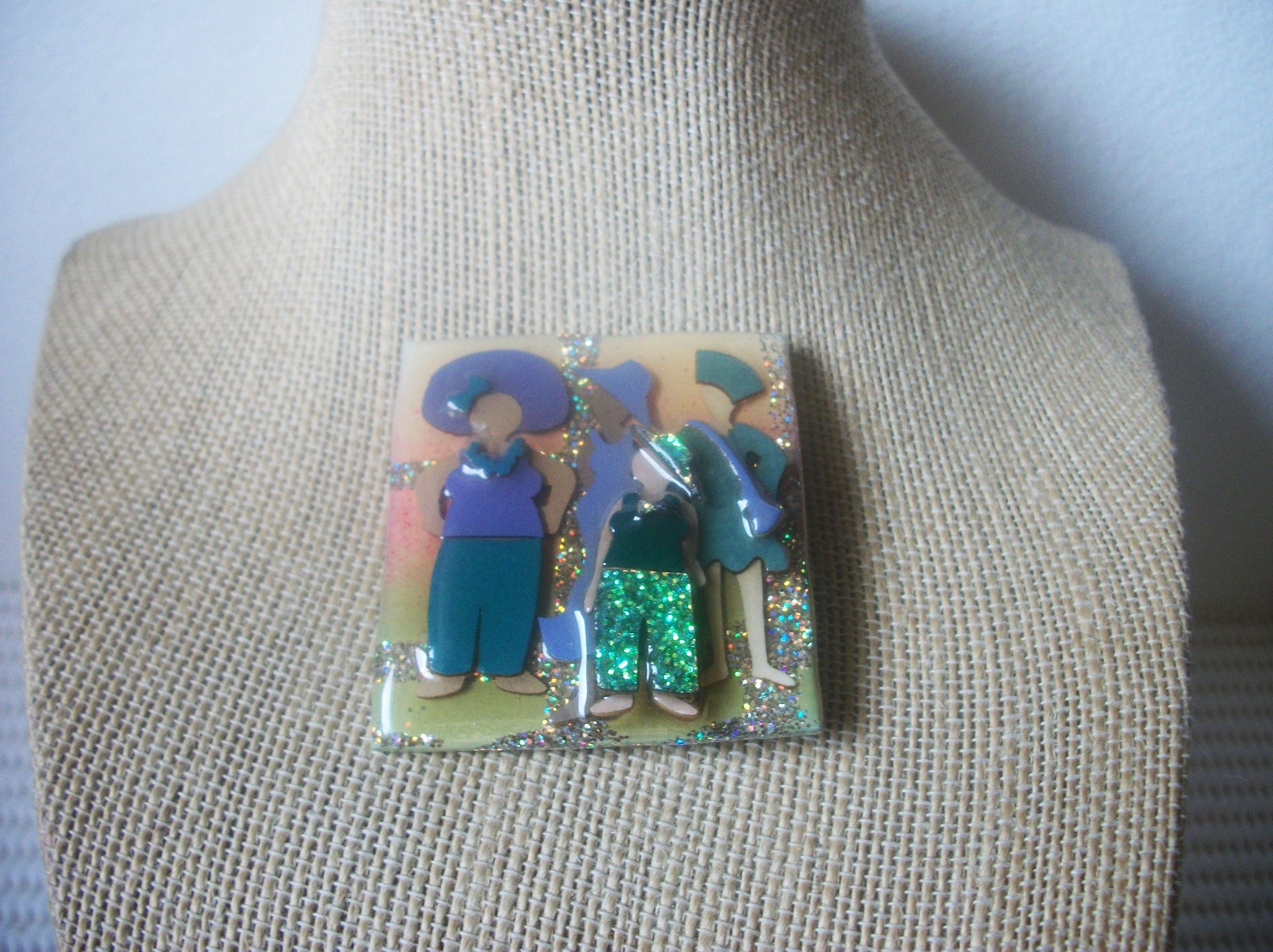 RARE Lucinda Woman Pins, Irish Party Shamrock Ladies Night 021321