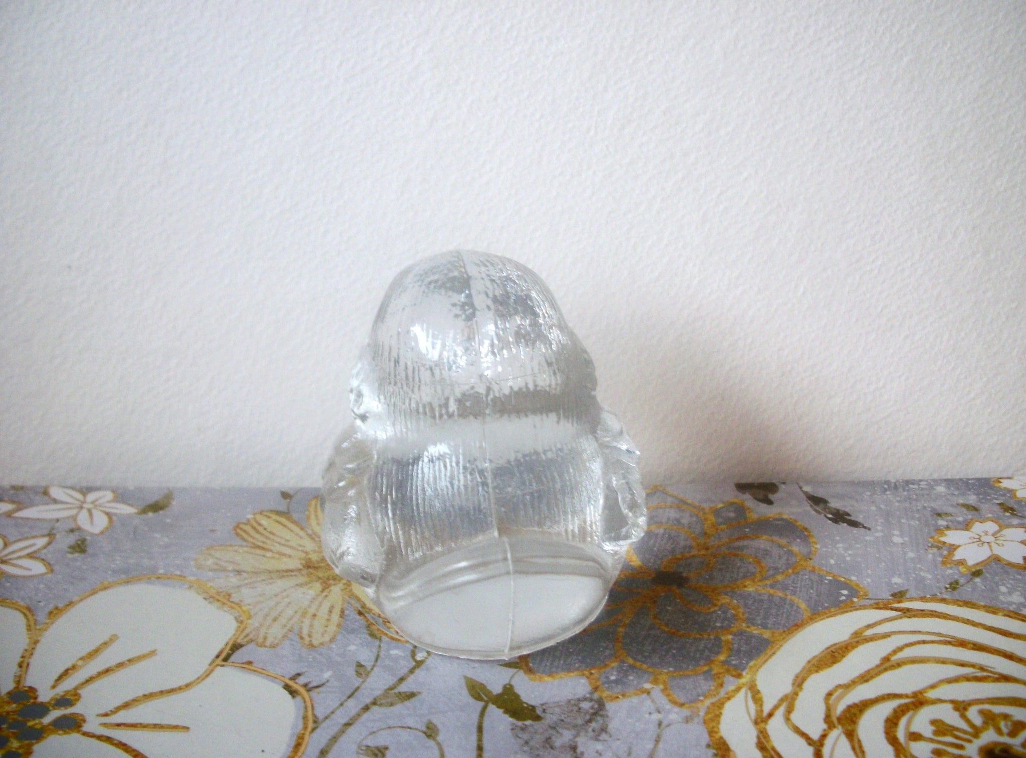 Collectable German Bleikristal Clear Crystal Thicker Heavier Cute Bird Figurine C100