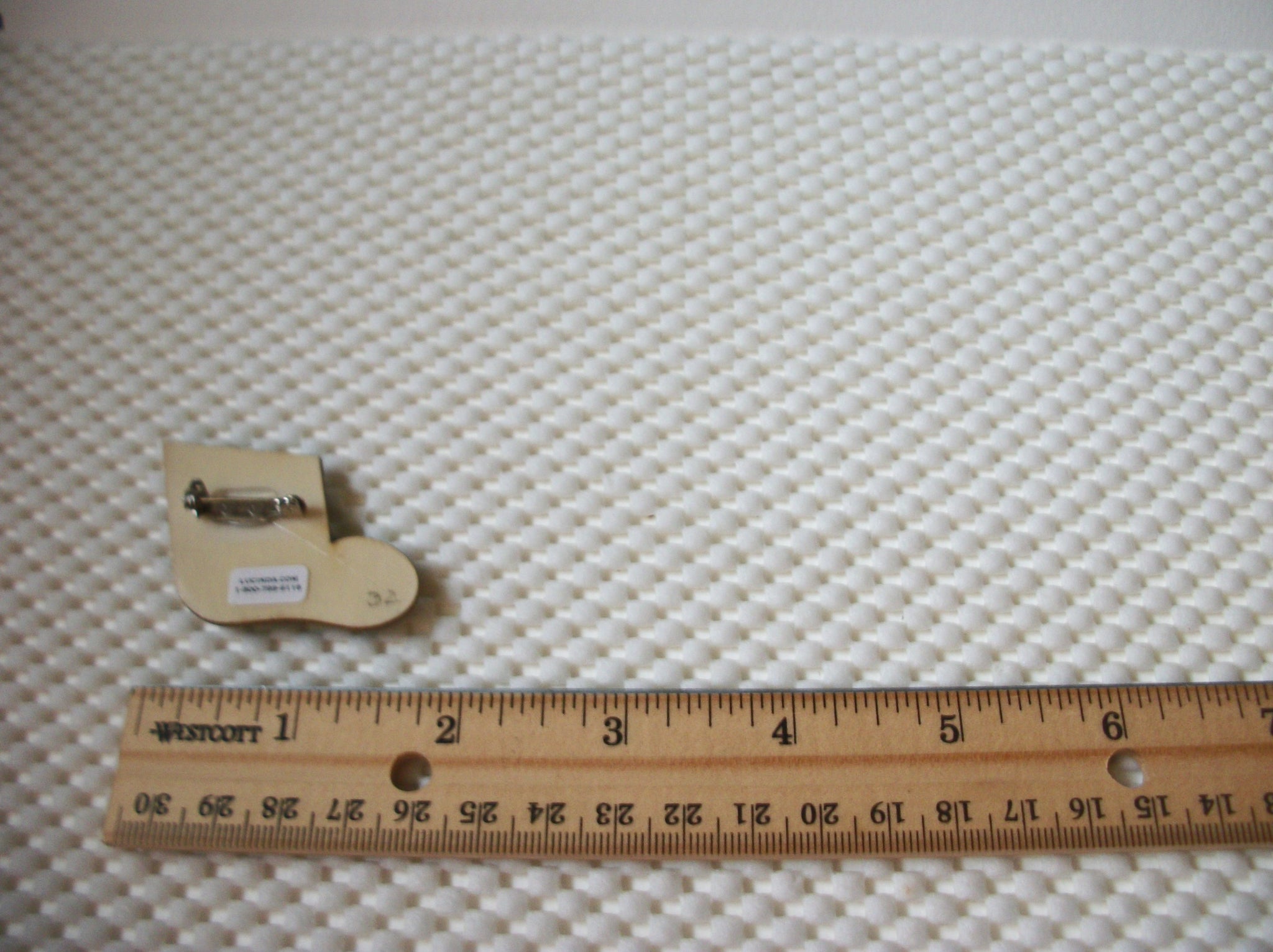 RARE Lucinda Music Pins, Musical Notes Blue Glitter 61318