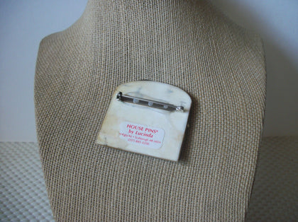 RARE Vintage Lucinda House Pins Peace Harmony Moon Glitter Time To Sleep 41017