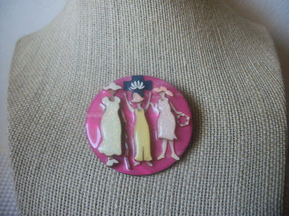 Vintage LUCINDA Woman Pin, Celebrating Life 60218