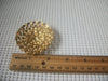 Vintage Jewelry, Larger Signed MONET Beautifully Textured Gold Tone Brooch Pin 52017