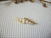 Vintage Brooch Pin, Signed MONET, White Faux Pearls, Sweet Pea Gold Tone, 52017