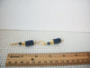 Lapis Earrings, Gold Tone Lever Back Very Dark Hint Of Black Lapis Lazuli Stones Dangle Earrings 63017