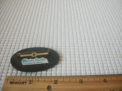 Hand Crafted Glacier Pearle Abalone Inlays Polar Bear Brooch Pin 62018