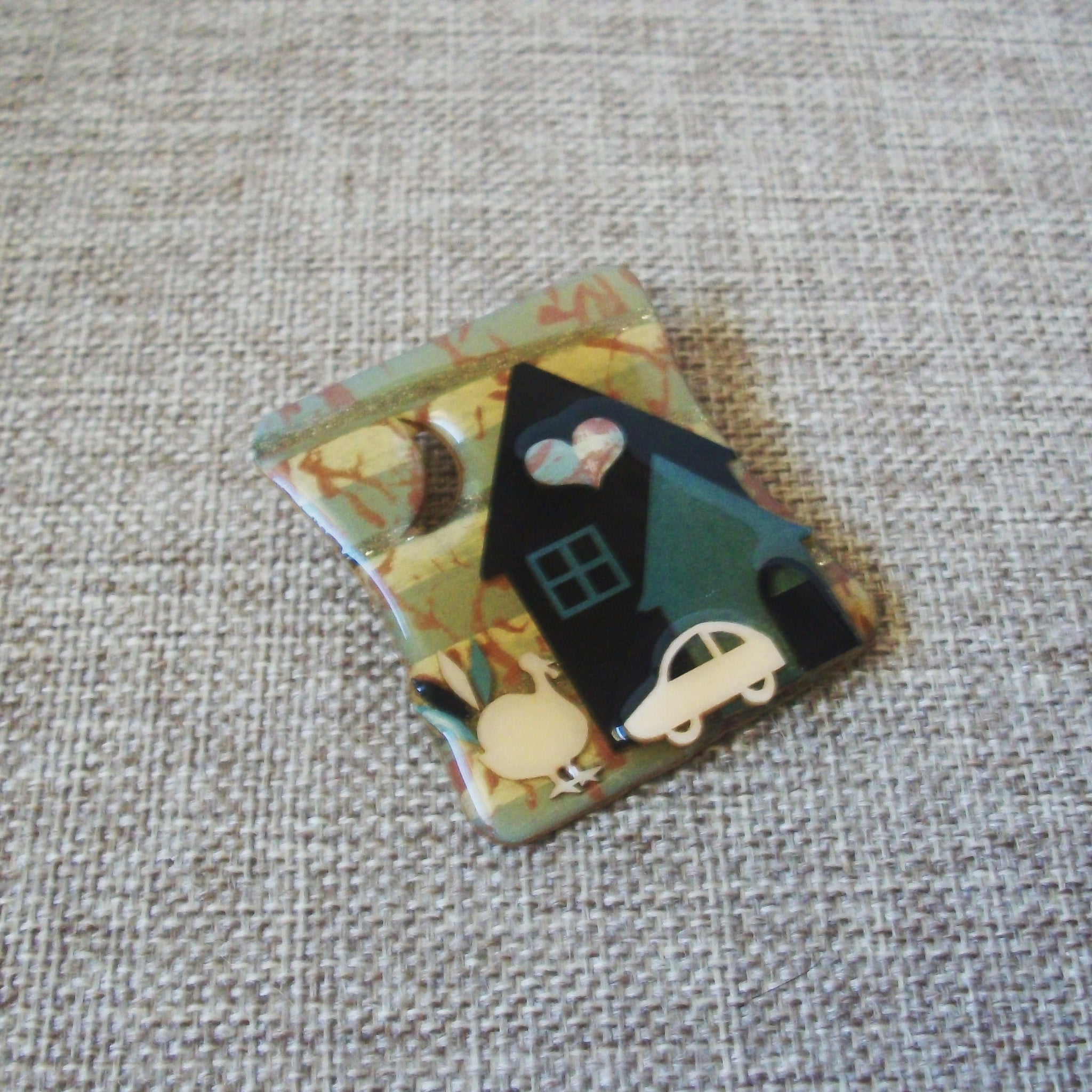 RARE Lucinda House Pins Thanksgiving Turkey Love Hearts Family Gathering