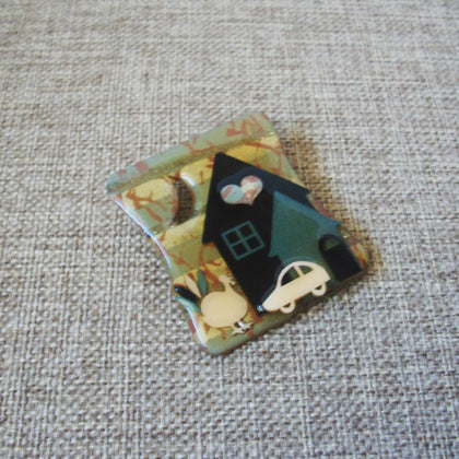 RARE Lucinda House Pins Thanksgiving Turkey Love Hearts Family Gathering