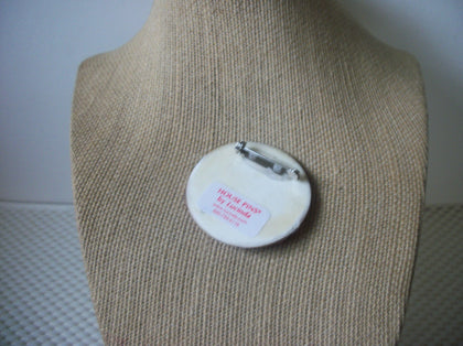 Vintage Lucinda House Pins, Colorful Twin House Lantern Moon Rainbow Sky 61318