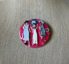 Vintage Lucinda Woman Pins, Celebrating Life Love 021321