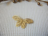 Vintage Brooch Pin Gold Tone Butterfly 52017