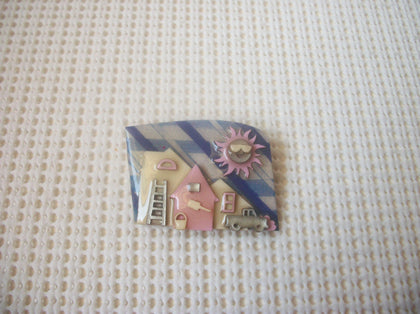 Gorgeous Vintage Lucinda House Pins, Spring Time Clean Up Happy Sun 021321