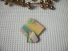 Vintage Lucinda House Pins, Pastels Rainbow Birds Flying Birdhouse Very Detailed  021321