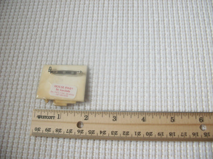 RARE Lucinda House Pins, Very Detailed Christmas Theme Poinsettia Pine Tree Glitter 021321