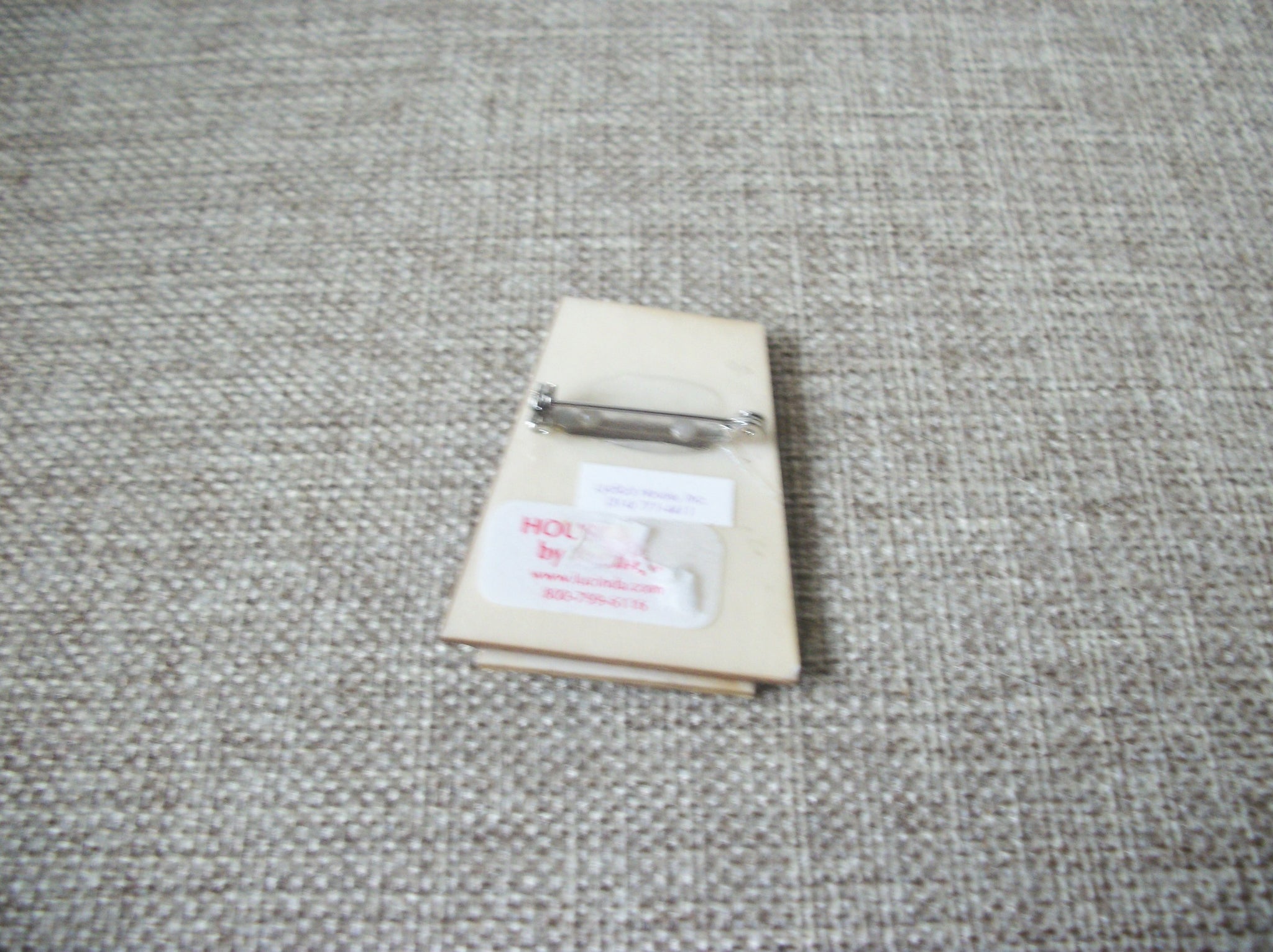 Vintage Lucinda House Pins Christmas Church Cross Lilly Flowers 021321