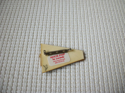 RARE Vintage Lucinda House Pins, Highly Detailed My Home My Serenity And Peace Pink Valentine 021321