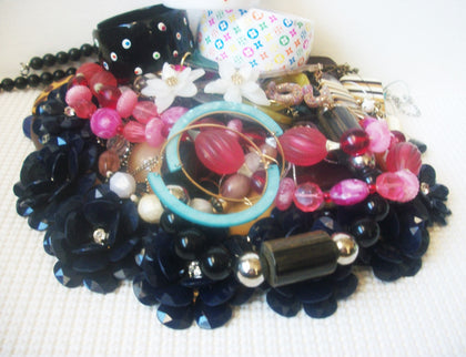 Vintage 3 Pounds Crafting Jewelry For Parts Lot 2