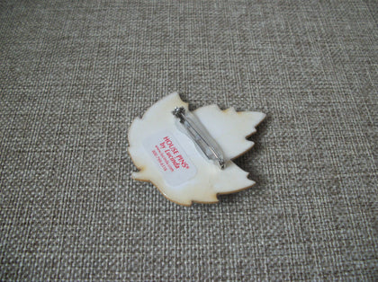 Lucinda House Pins, Autumn Fall Leaf Maple Tree House Happy Sun Green Striped 021321