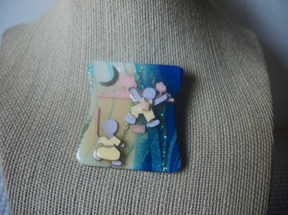 Vintage Lucinda Little People Pins, Fun At The Beach Playing In The Sand 021321