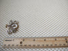 Vintage Brooch Pin, Honey Bee Two Tone Gold Silver Black Enameled Stripes 122220