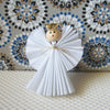Vintage Hand Made Christmas Angels Lot of 5