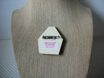 Hard To Find Vintage Lucinda House Pins, Christmas Glitter Snow Cat Snowflakes 61318