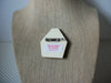 Hard To Find Vintage Lucinda House Pins, Christmas Glitter Snow Cat Snowflakes 61318