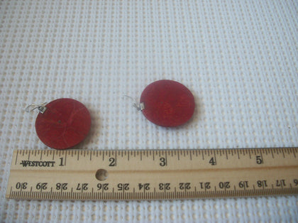 Vintage Earrings Silver Toned Turtle Faux Stone 61717